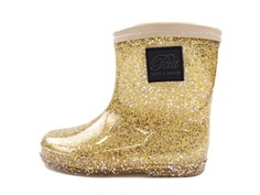 Petit by Sofie Schnoor winter rubber boots beige glitter